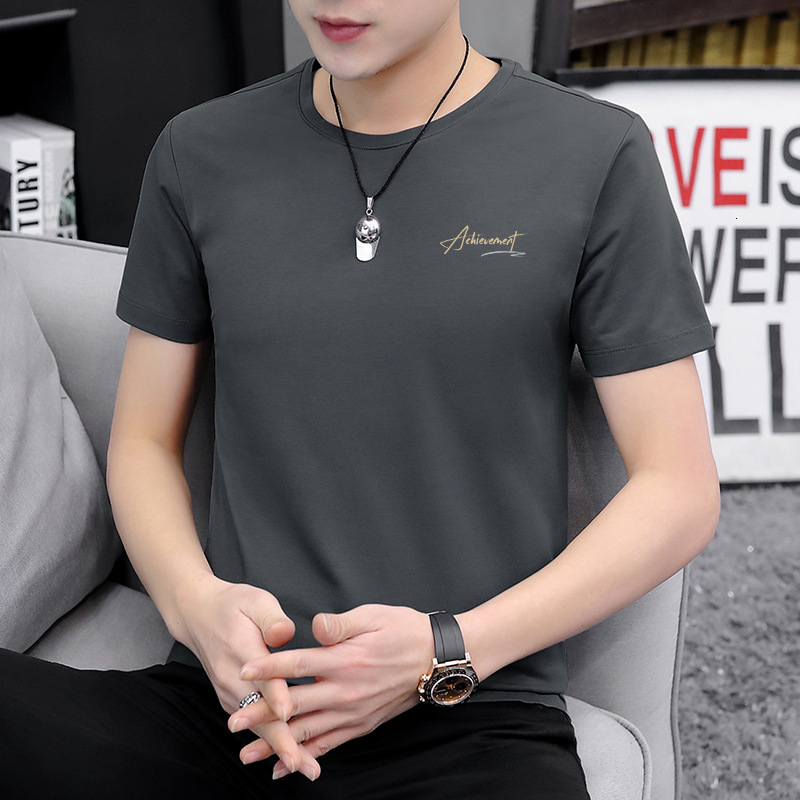 High-end Ice Designer Shirt Silk Summer Men's Short Sleeve T-shirt Thin Top Slim Fit Trendy Half Designer Hoodie Sleeve Tee Shirt Men's Clothing