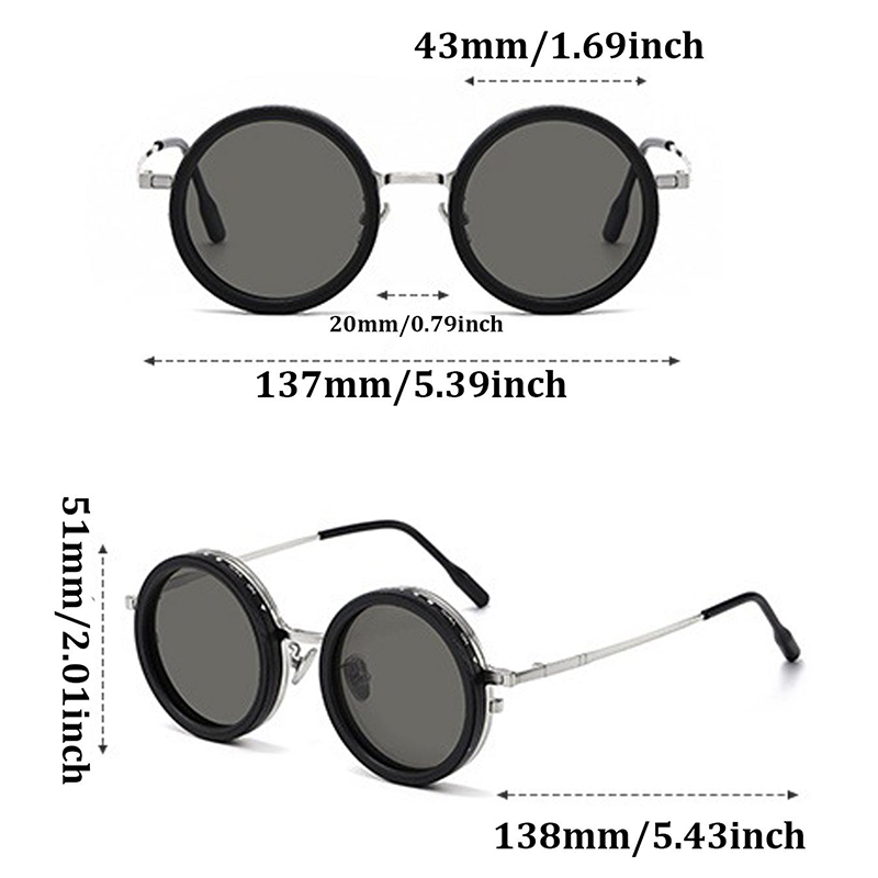 Magnetic ND9-speed rotating adjustable sunglasses with myopia polarized glasses and adjustable neutral density glasses