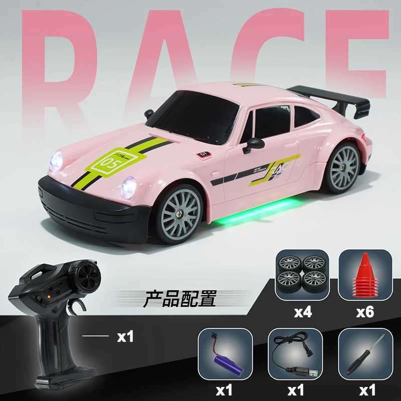 Kid 4WD Remote Control Drift Car Race Cars with LED Lights Professional High Speed 4X4 Racing Vehicle Model AE86PRO Toys GiftsT251010