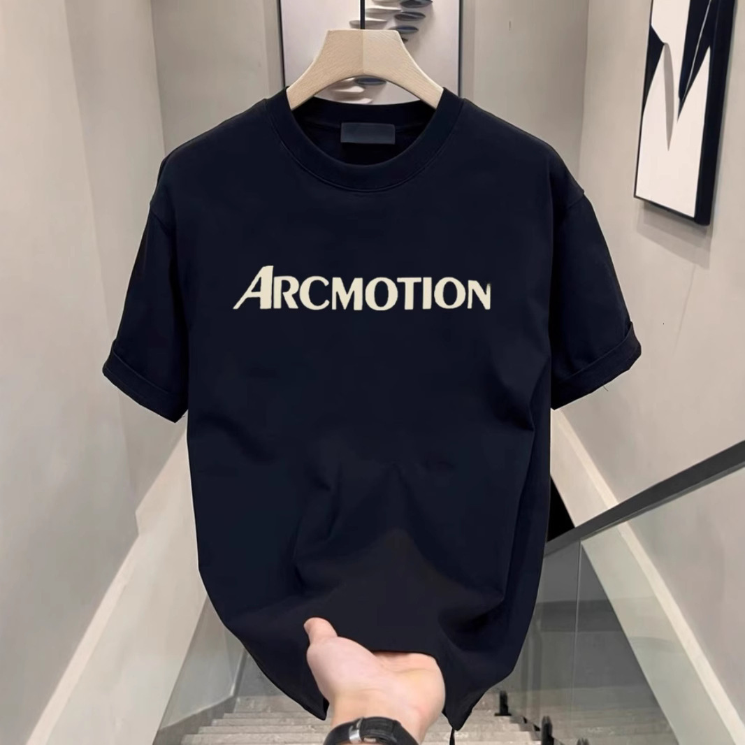 High-end Short Sleeve T-shirt For Men Trendy Crew Neck Designer Hoodie Simple Designer Shirt Print Versatile Fashion Brand Light Luxury Cool Casual Top Loose Fit