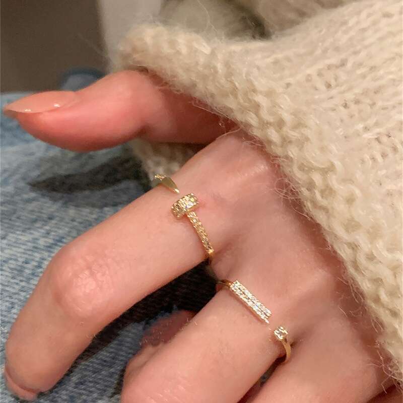 Designer ring Luxury jewelry for Men and Women rings copper plated with 18K gold silver Simple Fashion Festival vacation gifts