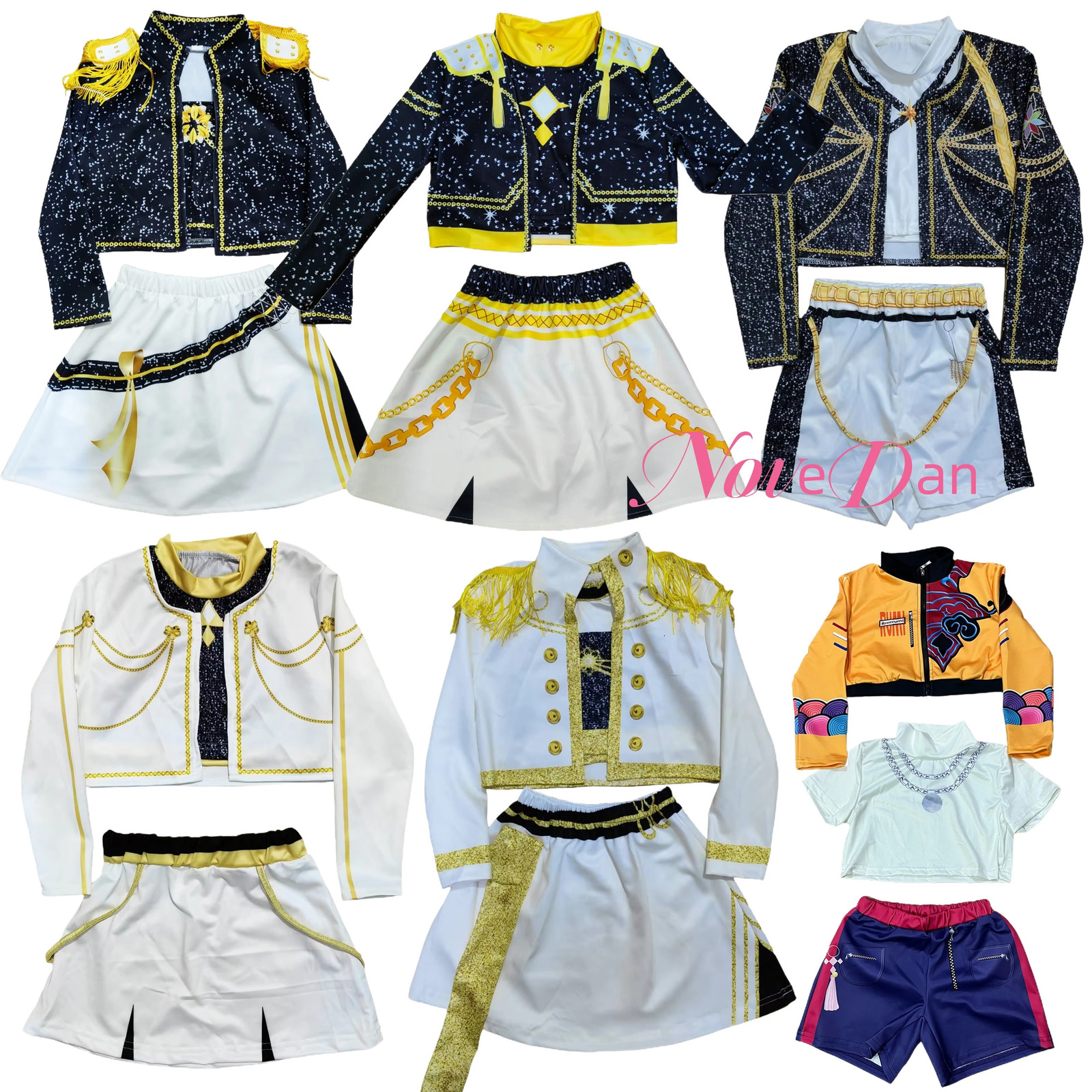Kids KPop Demon Hunters Costume Set Zoey Rumi Mira Cosplay Huntrix Golden Girls Fancy Dress For Birthday Party Halloween Xmas251010