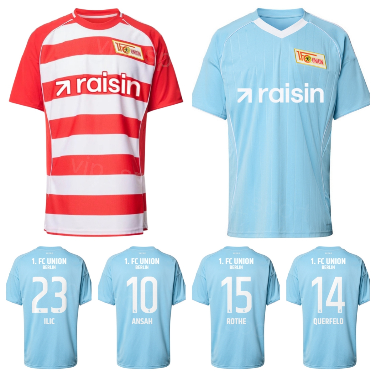 Club 25 26 Union Berlin Soccer 5 Danilho Doekhi Jersey Man 8 Rani Khedira 15 Tom Rothe 14 Leopold Querfeld 10 Ilyas Ansah Andrej Ilic 7 Oliver Burke Football Shirt Kits