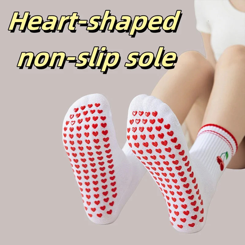 European size 3643 1 Pair Knitted ed Yoga Fitness Pilates Sports Silicone Non slip Bottom Womens Middle Socks 251010