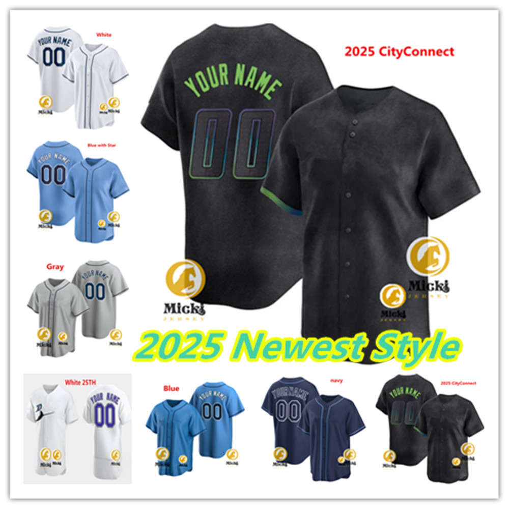 Brandon Lowe Baseball Jersey 2 Yandy Diaz 13 Junior Caminero 62 Jonathan Aranda 5 Wander Franco 18 Shane McClanahan 15 Josh Lowe 2025 TampaBay Jerseys Custom Stitched