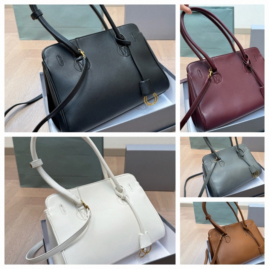 Designer Bag Womens Underarm Bag Half Moon Shoulder Bag Leather Bag Saffiano Bag Crossbody Bag 33cmbAys#