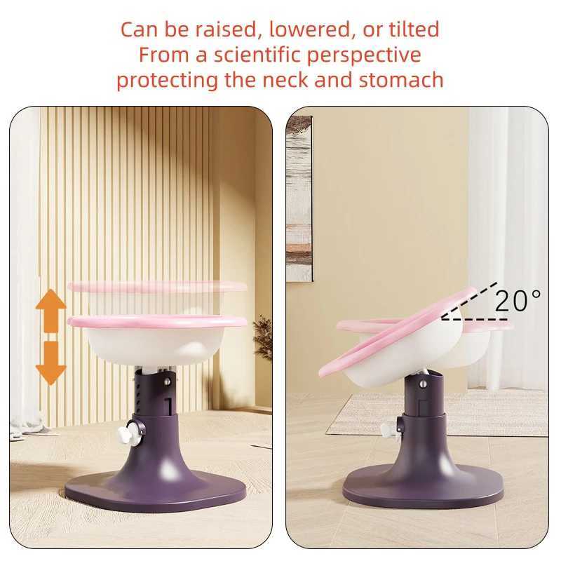 Multi functional pet bowl adjustable height anti slip feeder water dispenser one bowl dualuse cat bowl C251009