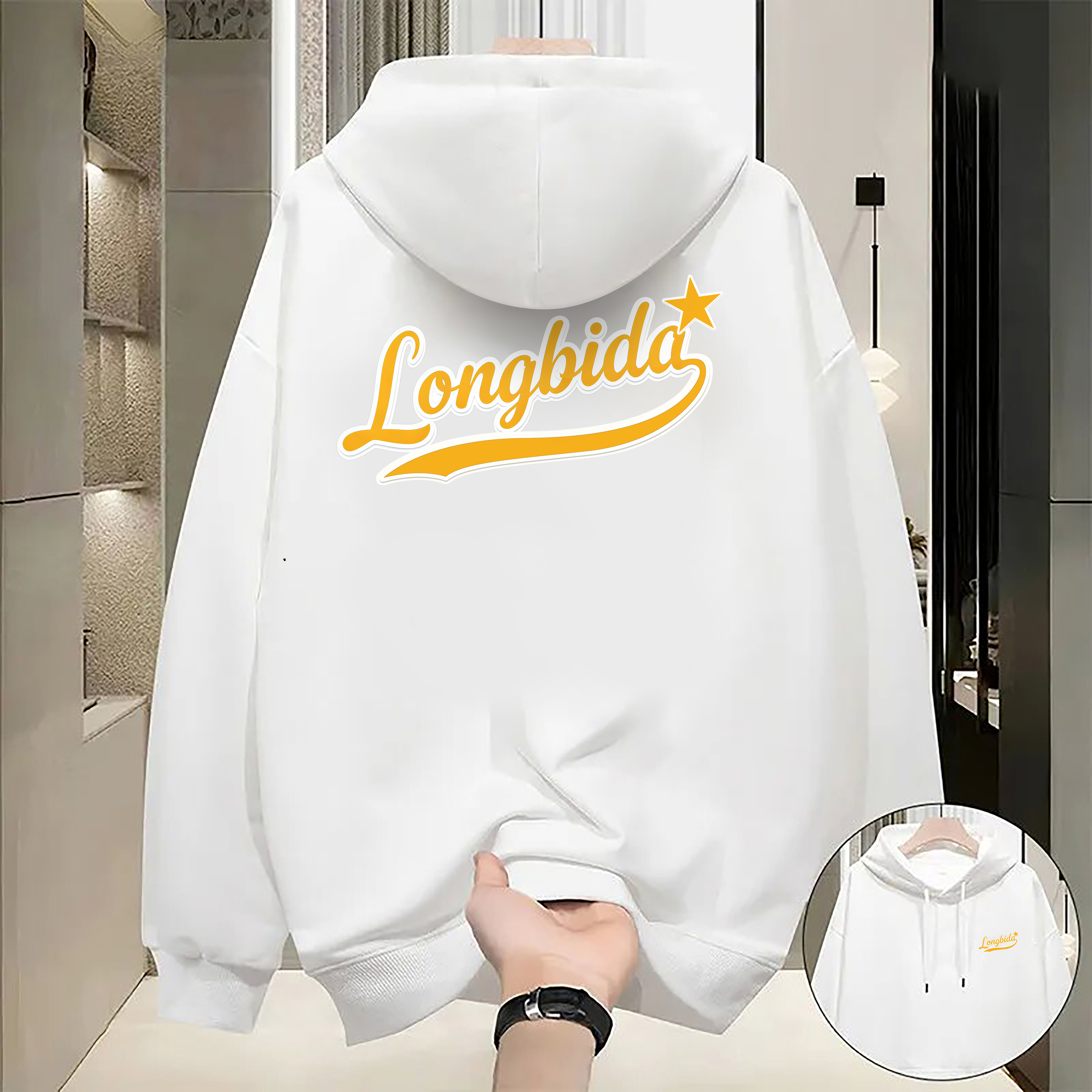 Casual ZipUp Hoodie HarajukuInspired Oversized Sweatshirt for Men and Women Grunge Strtwear Fashion L251018VLBC