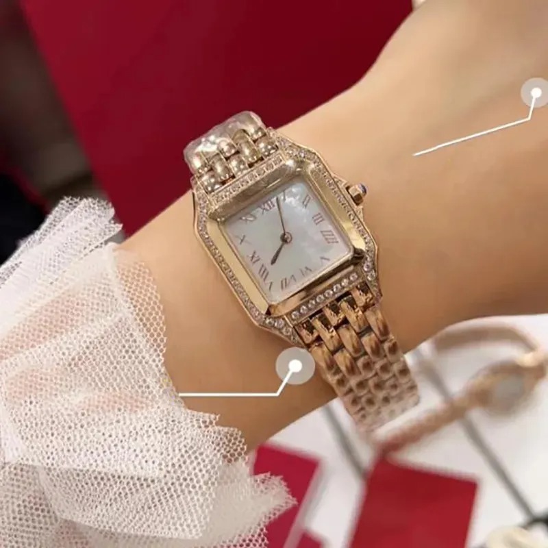 U1 Top AAA Luxury Women's Watch Quartz Classic diamond TankSeries Watch Available Panthere de G Sapphire Watch Montre de Luxe Relogio Ultra Thin 