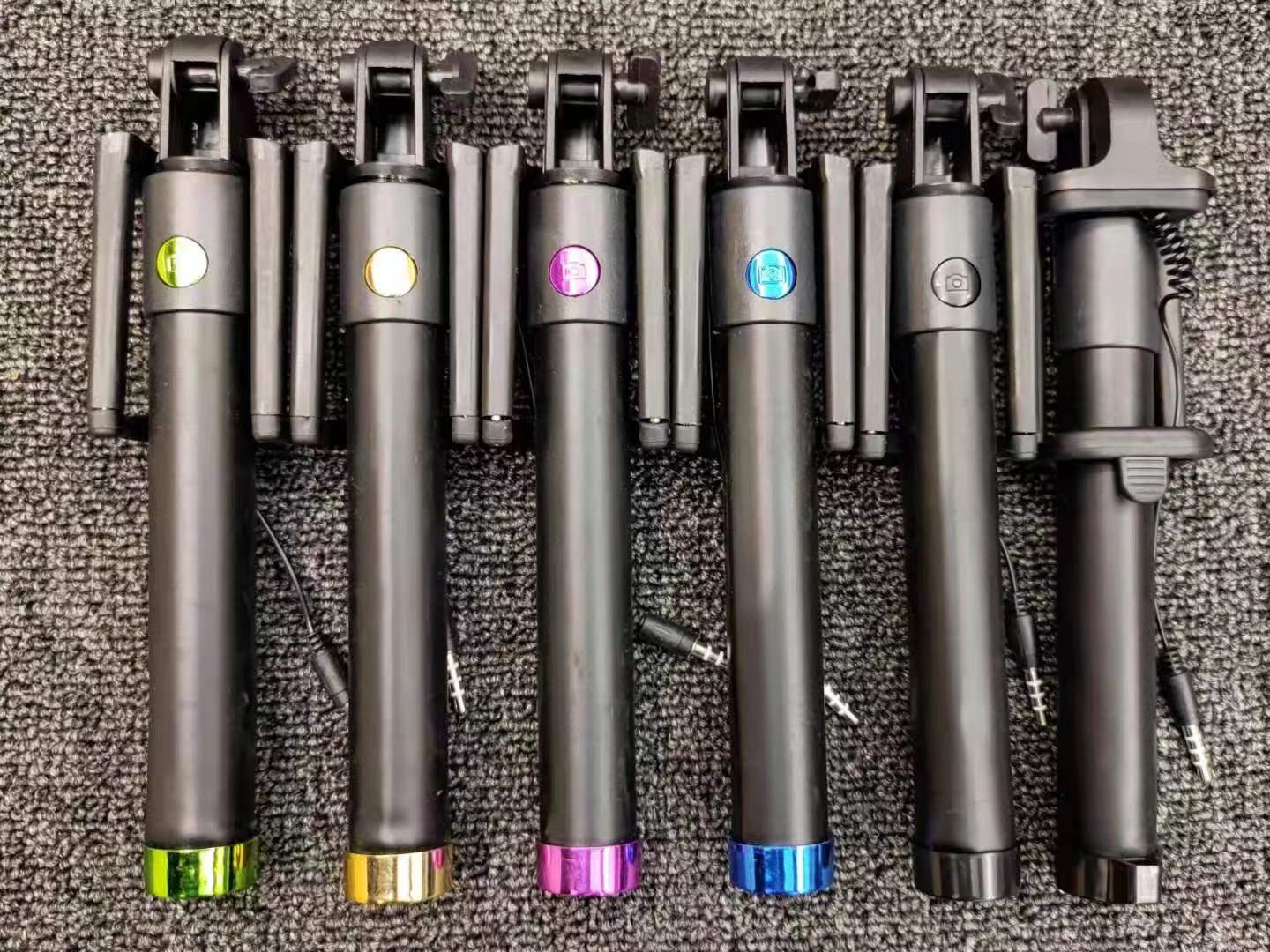 3.5MM selfie stick remote button shutter photo extendable for phone camera