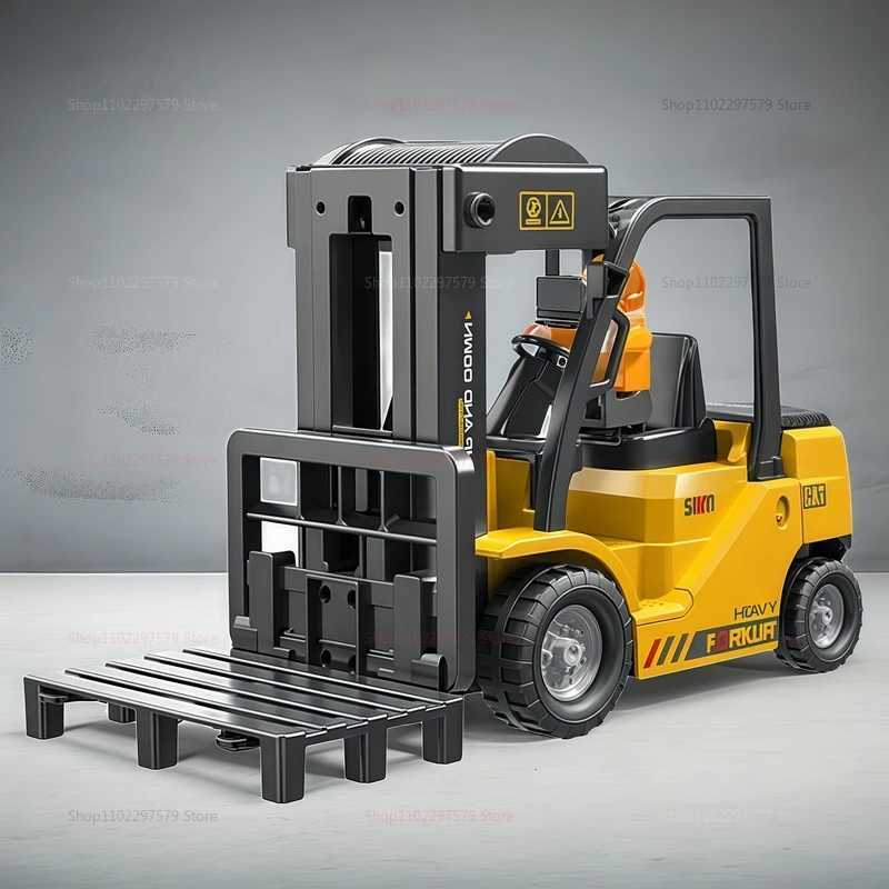 2025 New Remote Control Truck for Kids Electric Forklift Car 24G Liftable Crane Stunt Vehicles Toys Gifts for Boys GirlsT251010