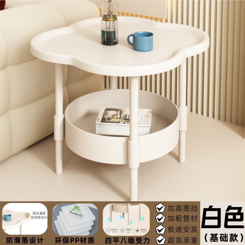 M10113 Side table bedroom simple movable small coffee table kitchen shelf