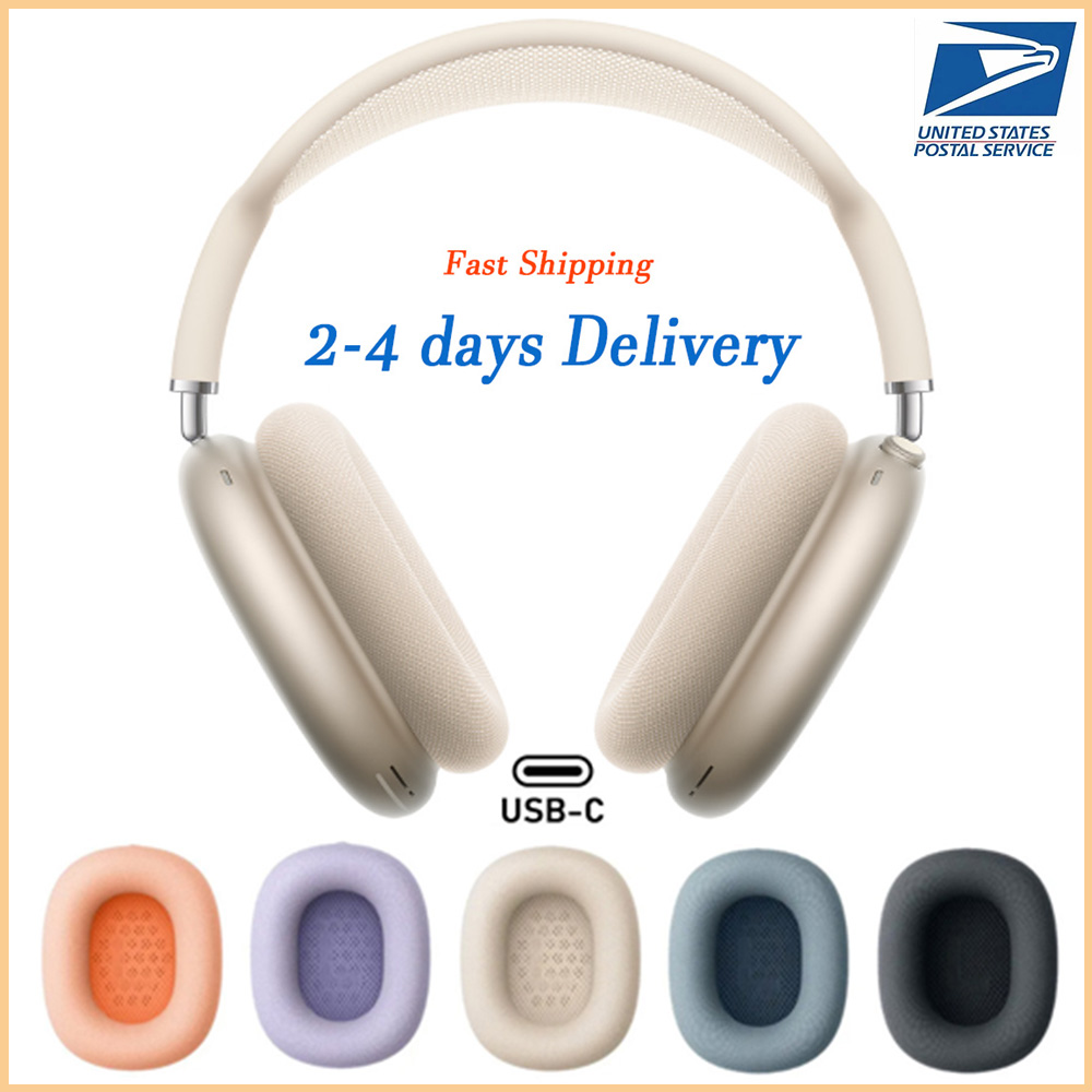 2024 Newest Headband AirPodsMax 2nd With ANC earbuds Pro maxs ANC USB C earphones wireless Bluetooth Headset USB-C charging port For Xiaomi iPhone Headphones pro max