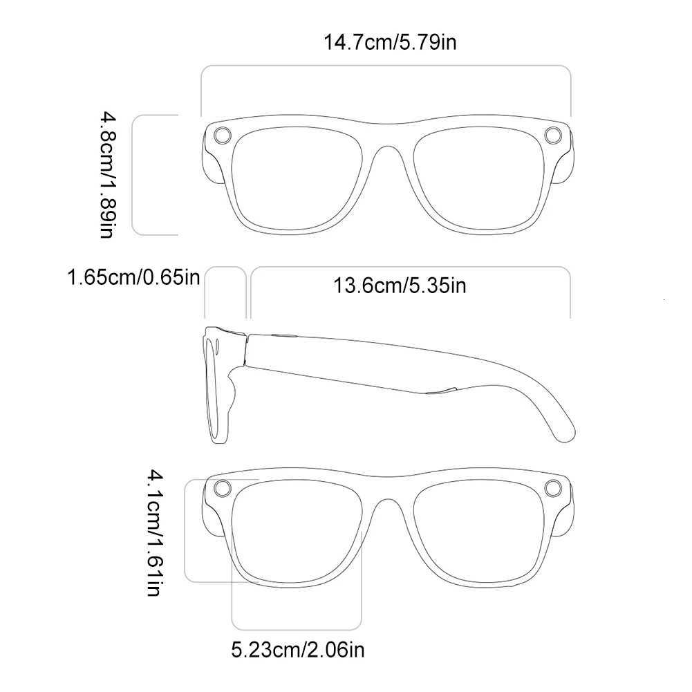 XK OEN Pro Smart Glasses Voice Assistant Control Chat GPT 100MP HD Camera Glasses 260mAh Rechargeable Bluetooth Call Sunglasses X251011