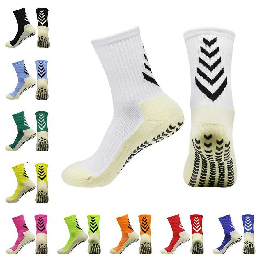 1 Pair New Men Women Soft Breathable Antislip Football Socks Running Soccer Basketball Badmintion Cycling Sports Grip SocksW251011
