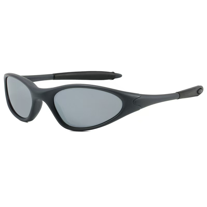 2025 New Style European & American Cross-Border Sunglasses, Men's & Women's TR Retro Oval Frame Outdoor Cycling Goggles Sunglasses