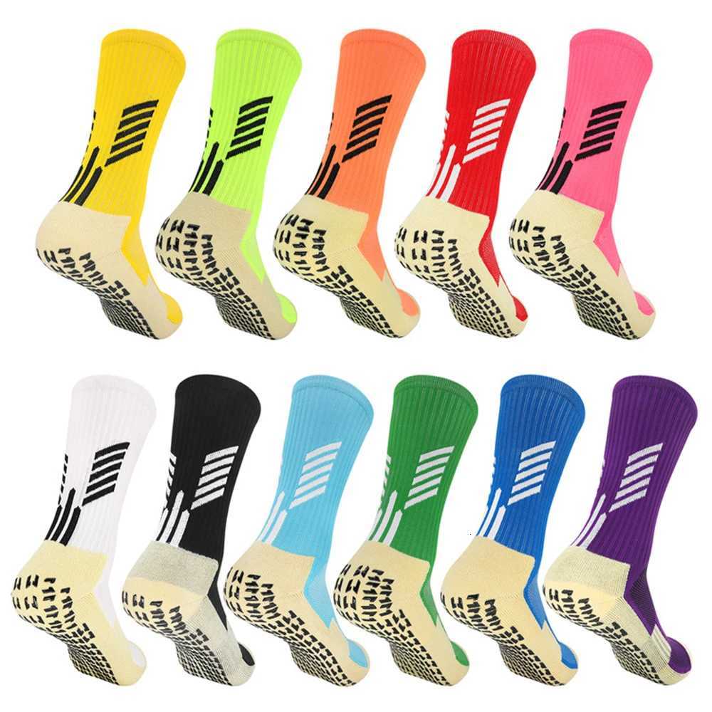 1 Pairs New Men Women Athletic Non Slip Soccer Socks Cushioned Breathable For Outdoor Sport Running Yoga Basketball SocksW251011