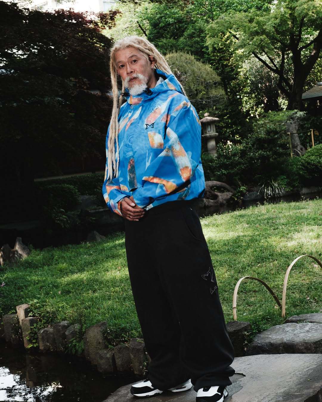 Mertra Men's Jackets Streetwear Brand Jacket with Trendy Prints Harajuku Style Windproof Zipper & Waterproof Hood