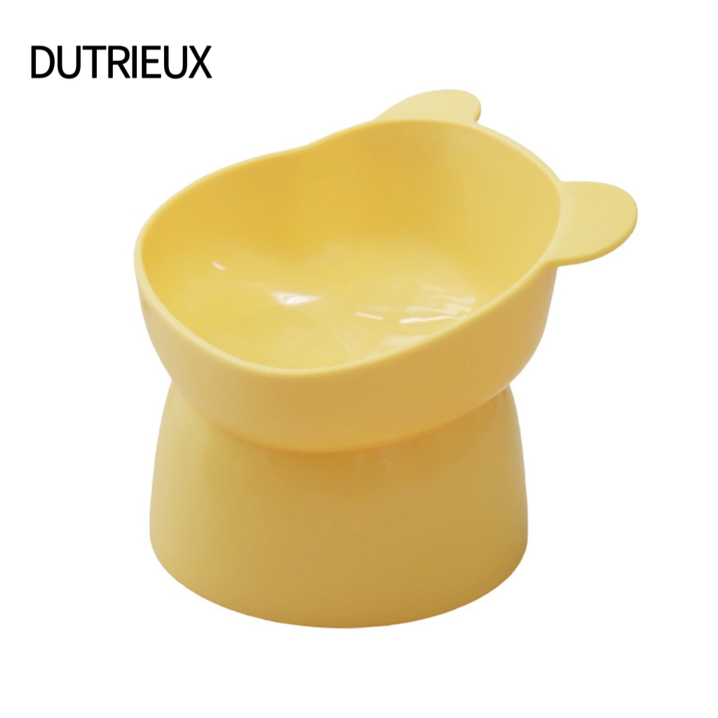 K3185 Slanted Rim Ceramic Cat Bowl for Whisker Stress Relief and Flat-Faced Pets Bulk Order