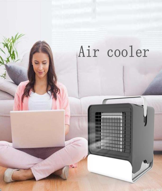 Household dormitory Portable Mini Personal Air Conditioner Cooler Machine Table Fan for office summer necessity tool2133596