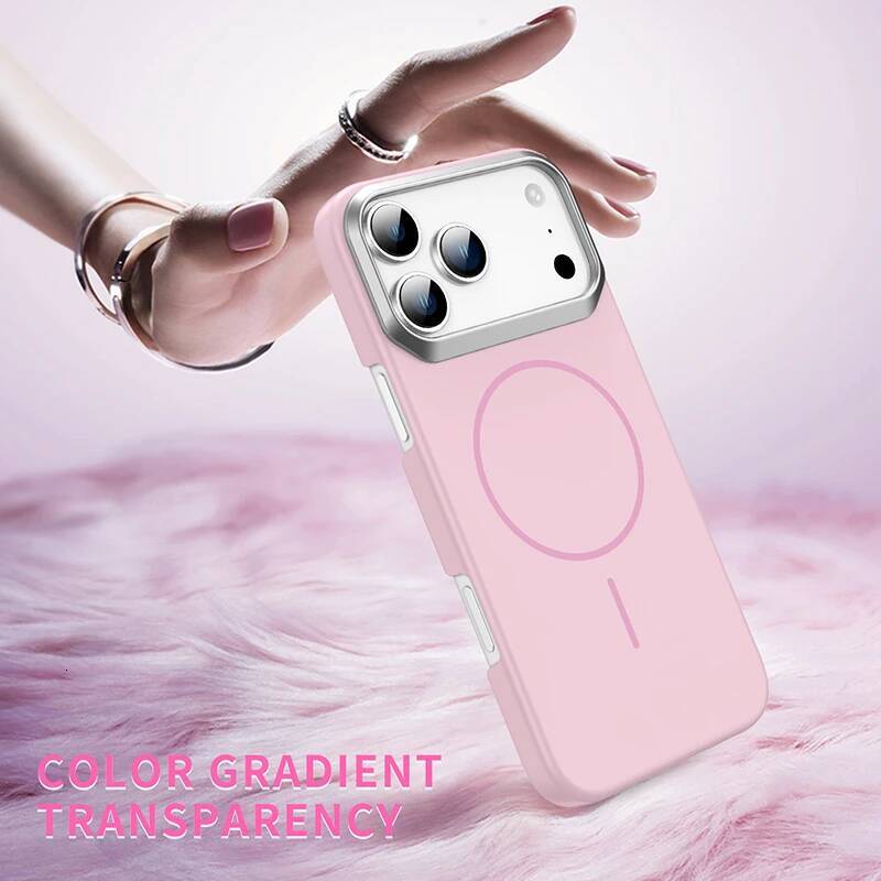 New Solid Color Frosted Hard PC Magnetic Wireless Charging Shockproof Phone Case For iPhone Pro Max 17 Air Bumper Back Cover