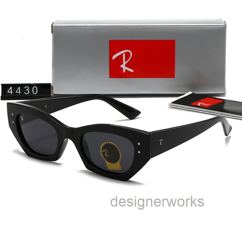 designer luxury rayban ray bans rayband sunglasses ray banssunglasses for men women Leijia New 4430 Sunglasses Cat Eye Rivet Sunglasses for Men a sun glasses OF5R