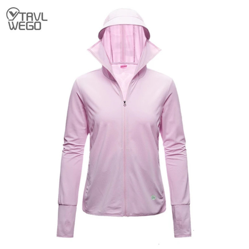 TRVLWEGO Long Sleeve Hoody Shirt Summer Women Sun UV Protection Quick Dry Clothing Men Hooded Jacket Thin Beach Sweatshirt 250207