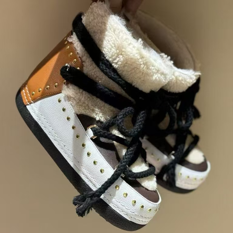 Top quality Suede fur boots Snow boots Wool Ankle boots Fluffy furry boots warm winter Luxury designer boots for womens Winter shoes with box 35-41