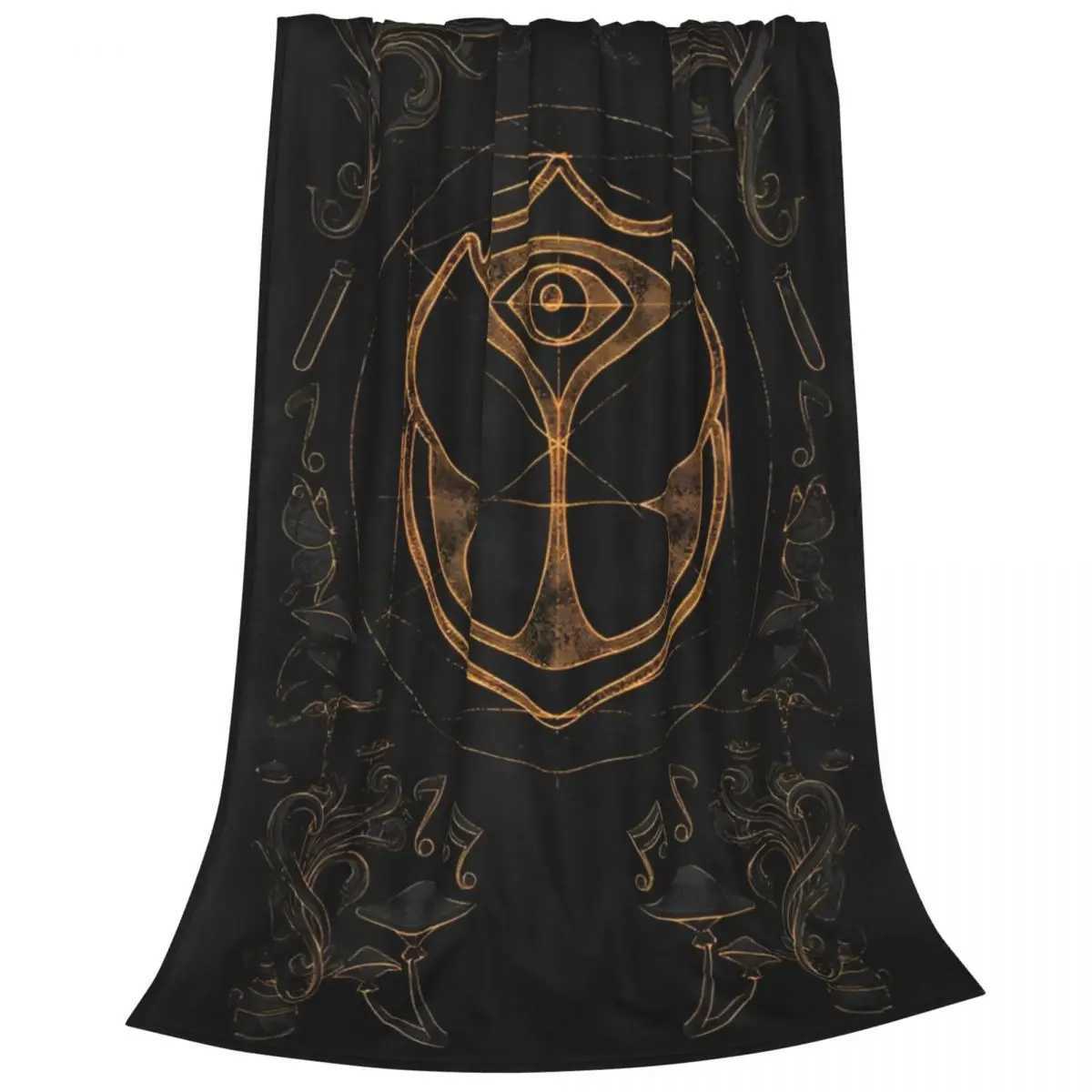Tomorrowlands Music Festival Symbol Blanket Electric Dance DJ Fuzzy Funny Warm Throw Blankets for Coverlet Spring Autumn Outdoor C251011
