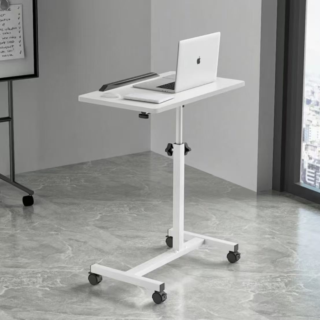 M10114 Simple bedside table movable bed sofa side computer lifting table