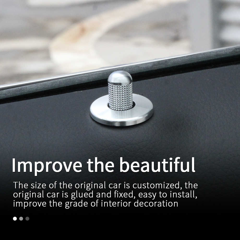 Car Door Lock Pin Pins Cover Trim Decoration for Mercedes-Benz GLE350 W167 GLE450 C167 53 AMG 580 63 AMG S GLS450 X167 GLS580 Interior Accessories