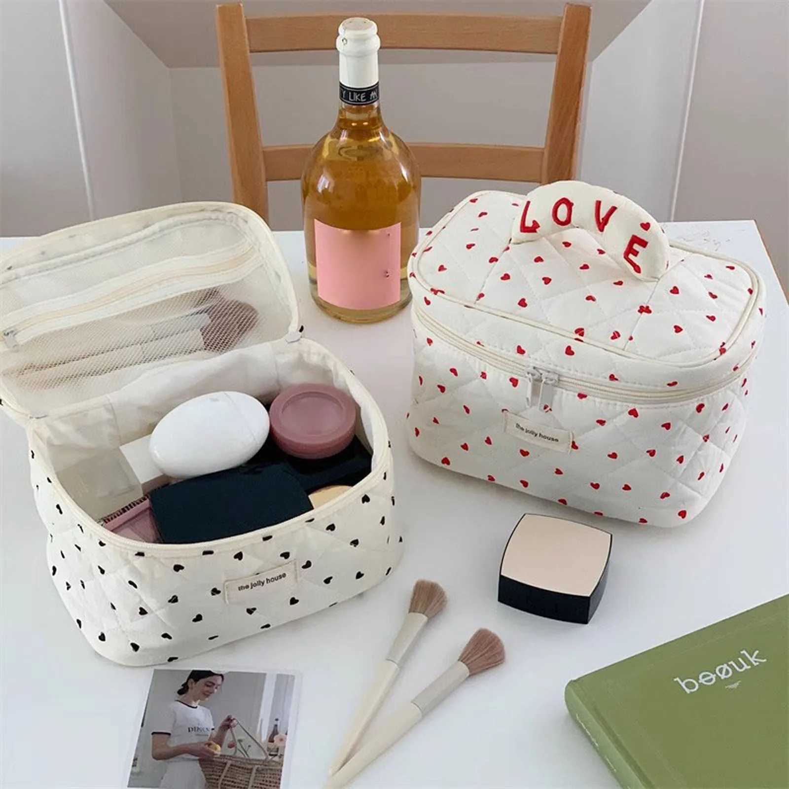 Travel Makeup Bag Handbag Mtifunctial Cosmetic Bag Print Large Capacity Portable Large Capacity Toiletries Storage Bag D251011