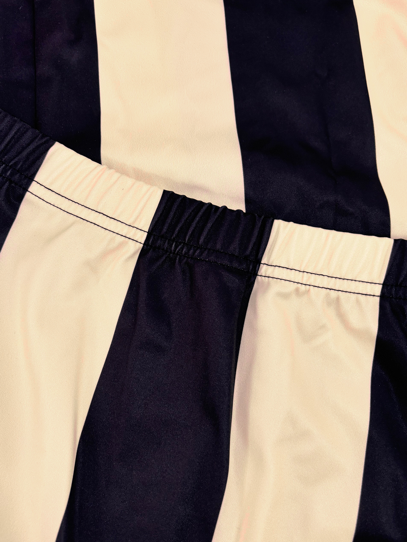 Women's Autumn Winter Casual Striped Midi Skirt - French Elegant Office - Wear Mixed - Color Skirt-CF53984