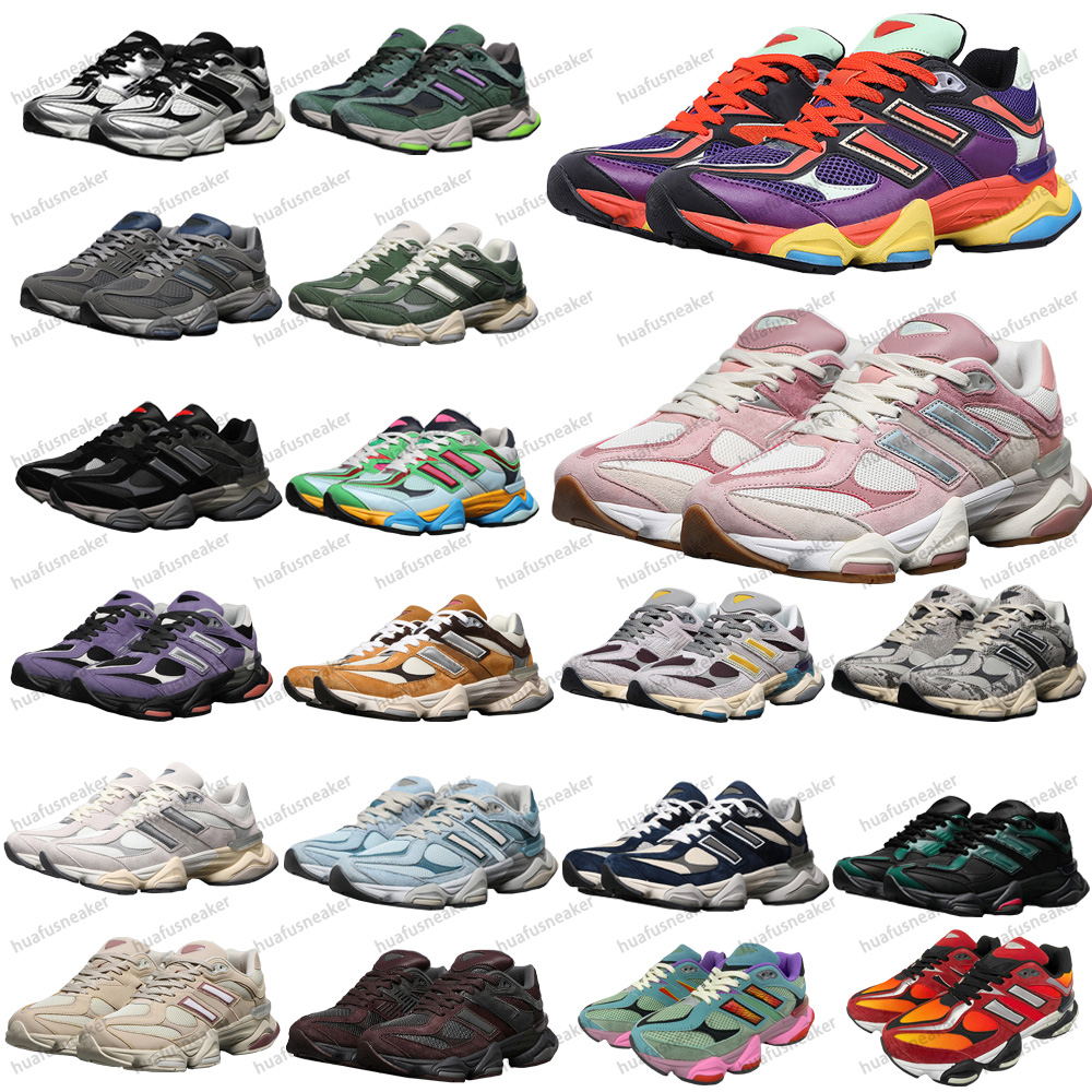 Designer 9060 Running Shoes fashionable staple Lifestyle sneakers White Black Pink Grey Beige Gomma Leather Outdoor Athletic sneakers