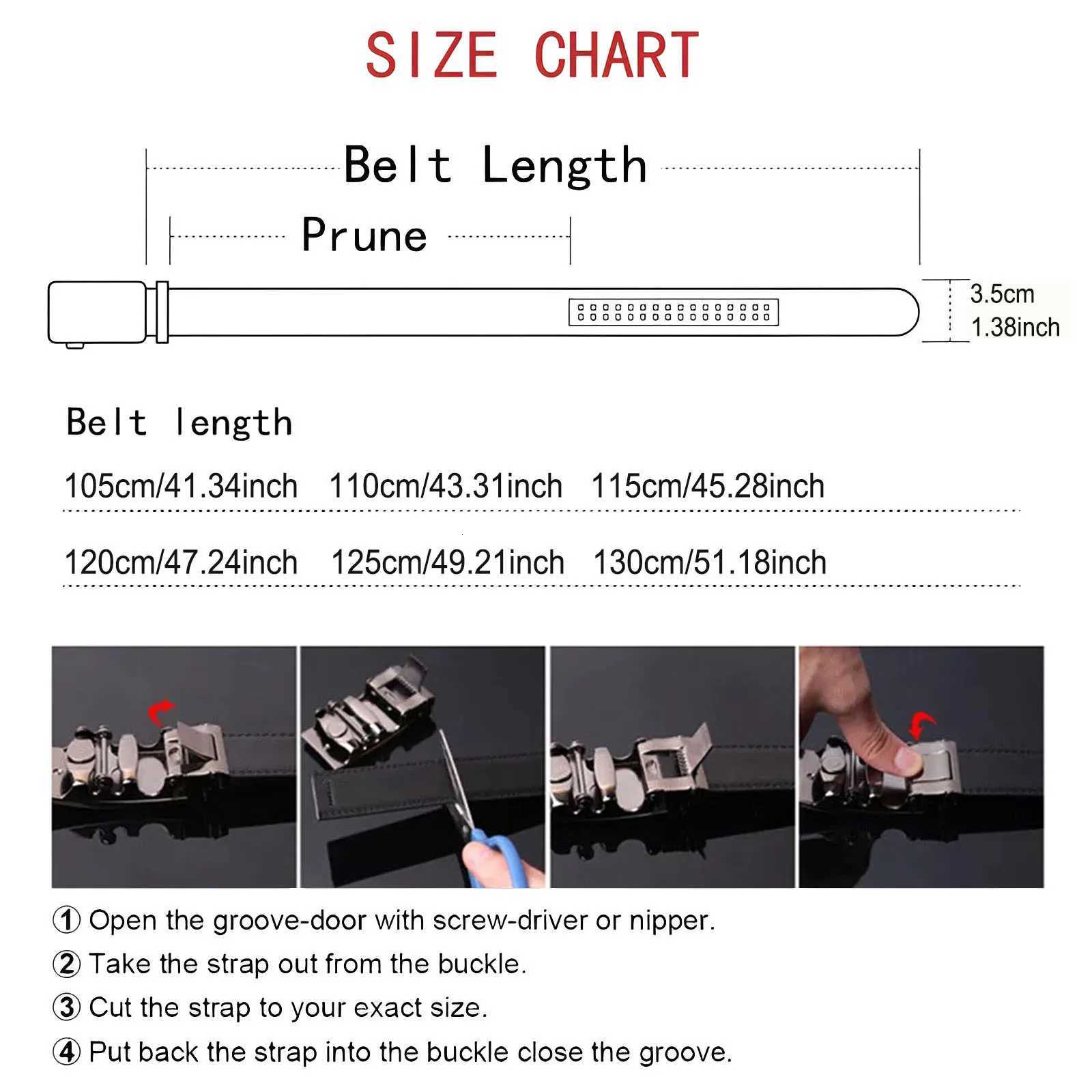 Mens White Automatic Buckle Belt with GoldenTone Metallic Design Stylish Faux Leather BusinESS Casual Belt for Men Z251011