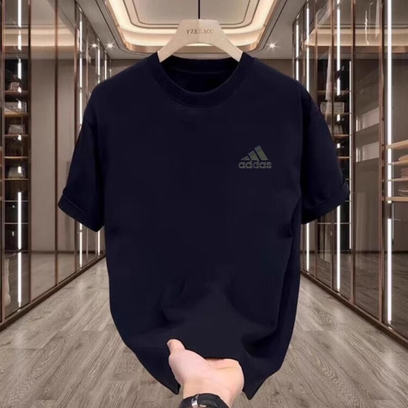 Foreign Trade Big Brand Cut Label Discount Clearance Short Sleeve Designer Hoodie T-shirt Unisex Summer Designer Shirt Fashion Brand Versatile Loose C