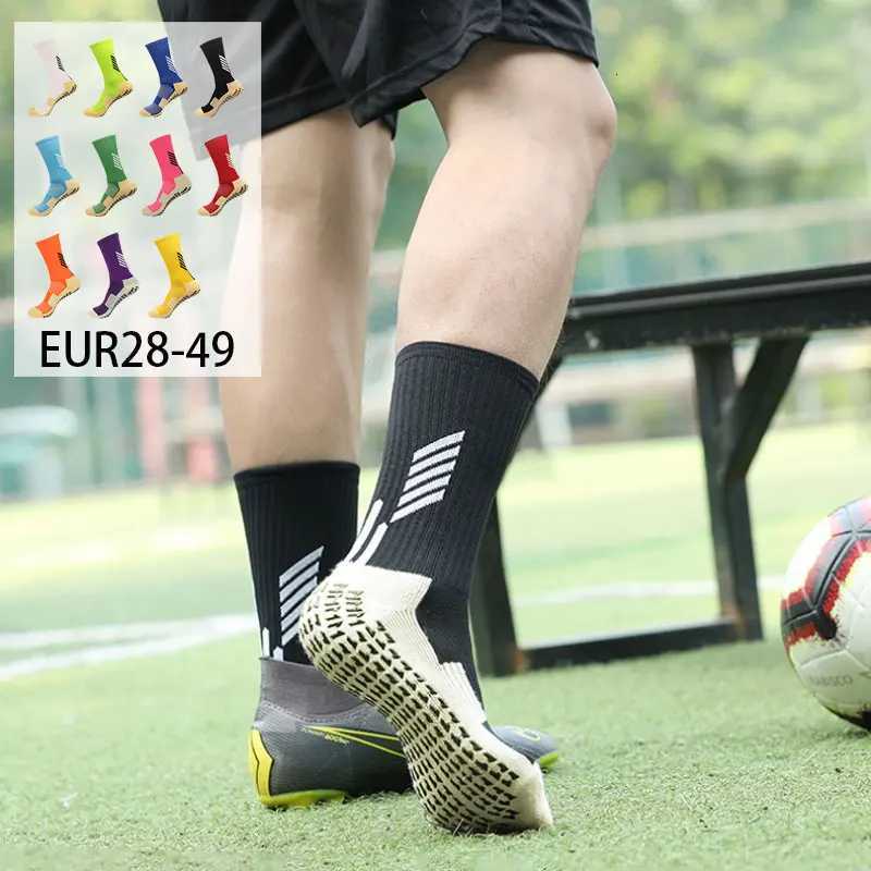 New ANTI SLIP Tapedesign Football Socks Mid Calf NonSlip Soccer Sport Cycling Sports Mens Sock EU3844W251011