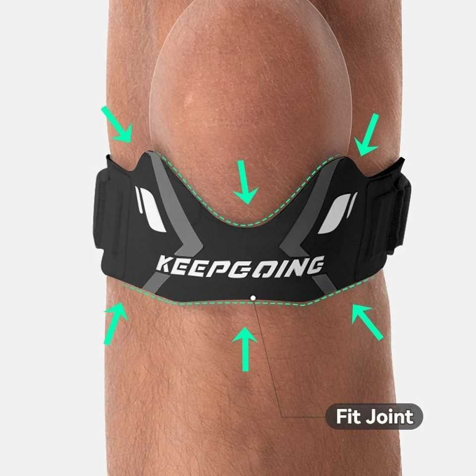 GTUBIKE 1PCS Patella Band Protection Kneecap Knee Tendon Support Strape Brace Adjustable Absorption Compression Pad Basketball C251011