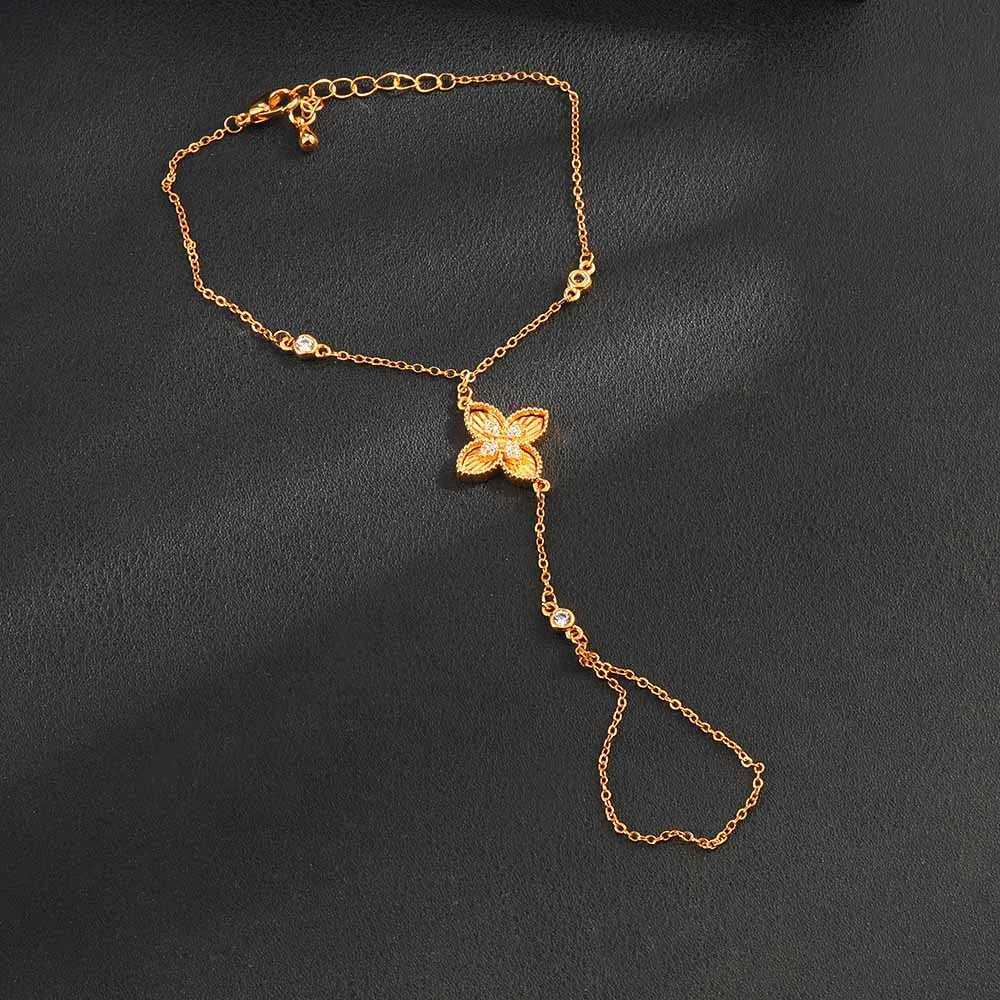 ChicyouStar Fireworks Fashion Luxury AAA Cubic Zirconia Women Baguette Copper Hand back Chain Adjustable Z251011