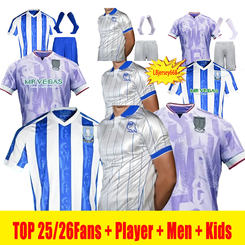 2025 2026 Sheffield Wednesday away from home Palmer Waukescallum Paterson New Jersey Michael Smith Tyrique Malik Wilks uniforms children in