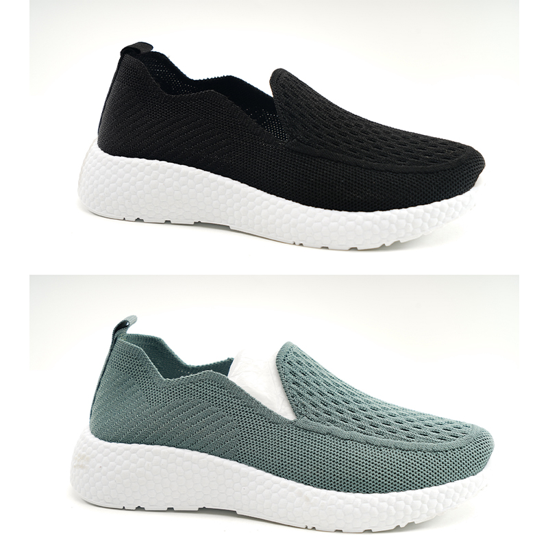 Lightweight Customized Spring/Autumn Walking Shoes with Woven Mesh Design