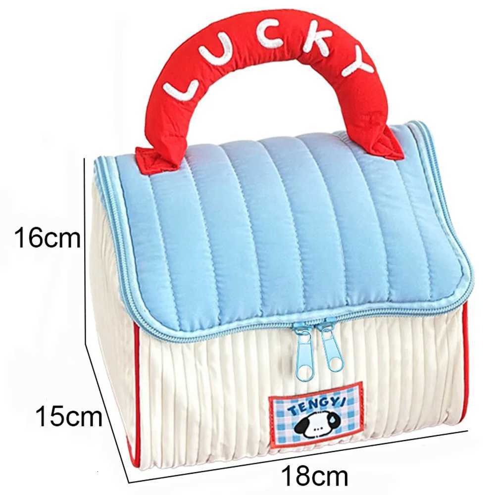 Lovely House Makeup Bag Large Capacity Toiletry Bag Handheld Cosmetic Bag Skincare Storage Bag Travel W Bag for Wan D251011