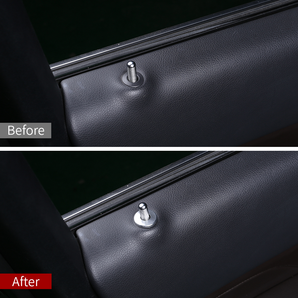 Car Door Lock Pin Pins Cover Trim Decoration for Mercedes-Benz GLE350 W167 GLE450 C167 53 AMG 580 63 AMG S GLS450 X167 GLS580 Interior Accessories