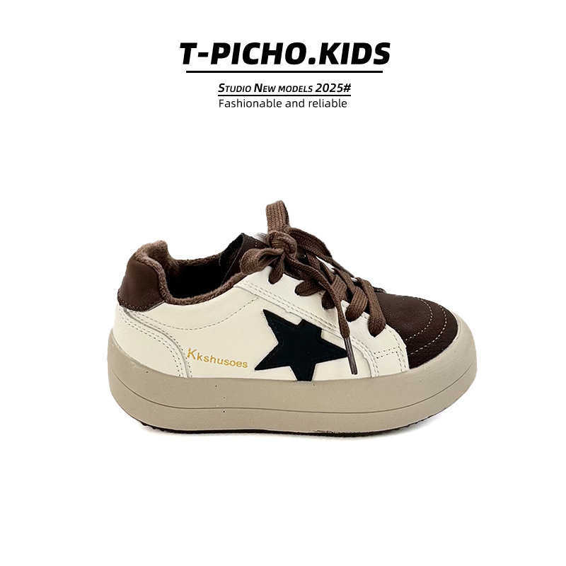 Korean-Inspired luxcury Children's Board Shoes Cozy Dual Fabric Footwear Collection for Kids