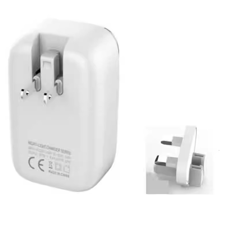 Multi port 4-port USB multi port charger for Android, suitable for iPhone travel, EU, UK, AU