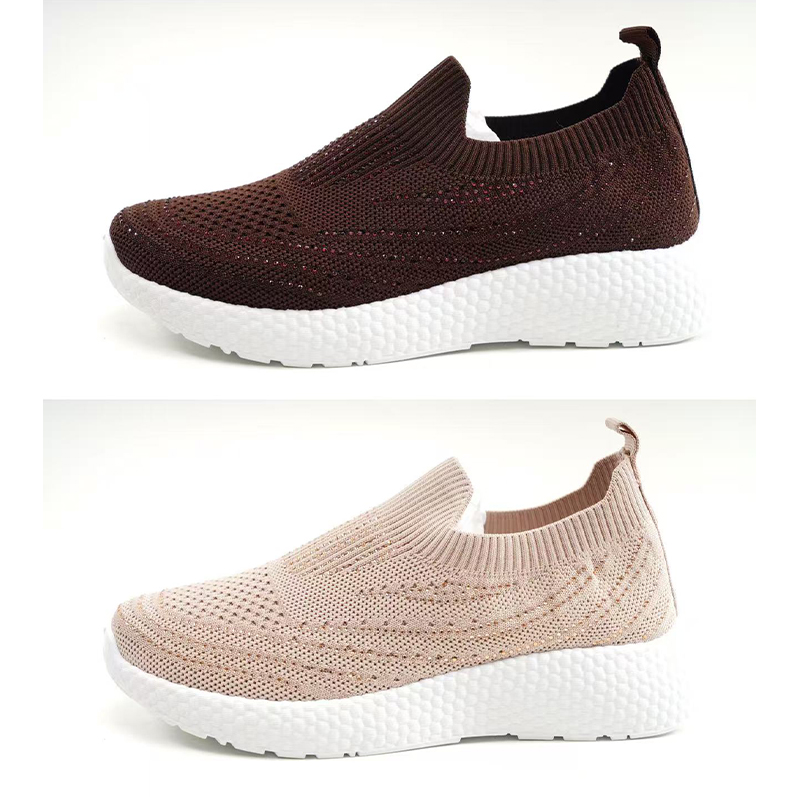 Lightweight Customized Spring/Autumn Walking Shoes with Woven Mesh Design