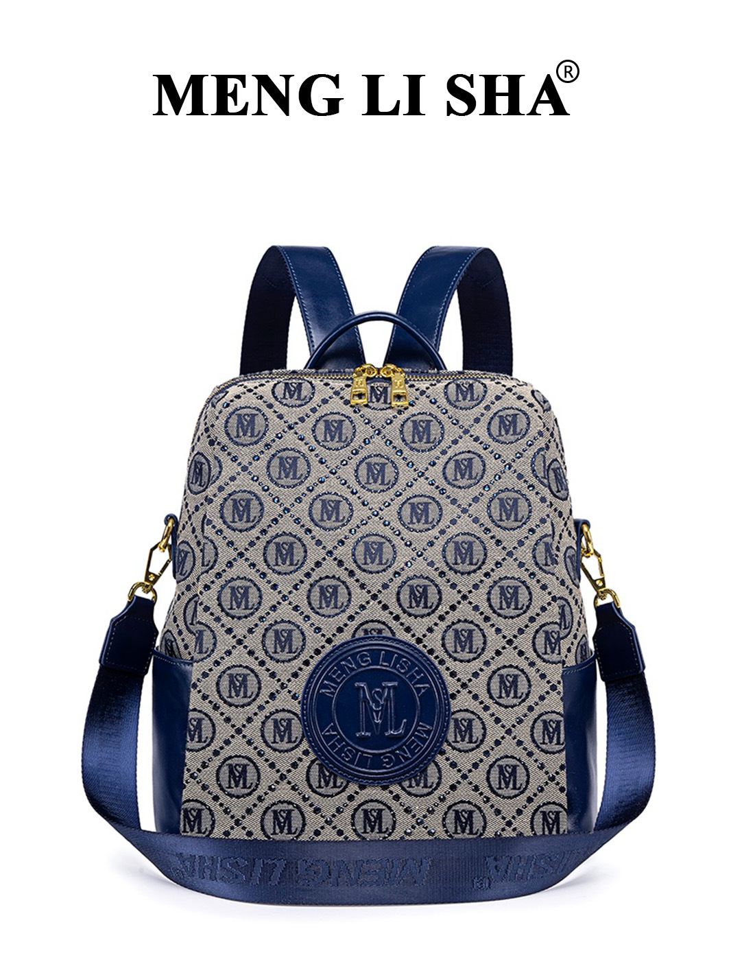 European and American retro large-capacity travel backpack 2025 new style fashion trendy versatile handbag, single-shoulder and crossbody bag