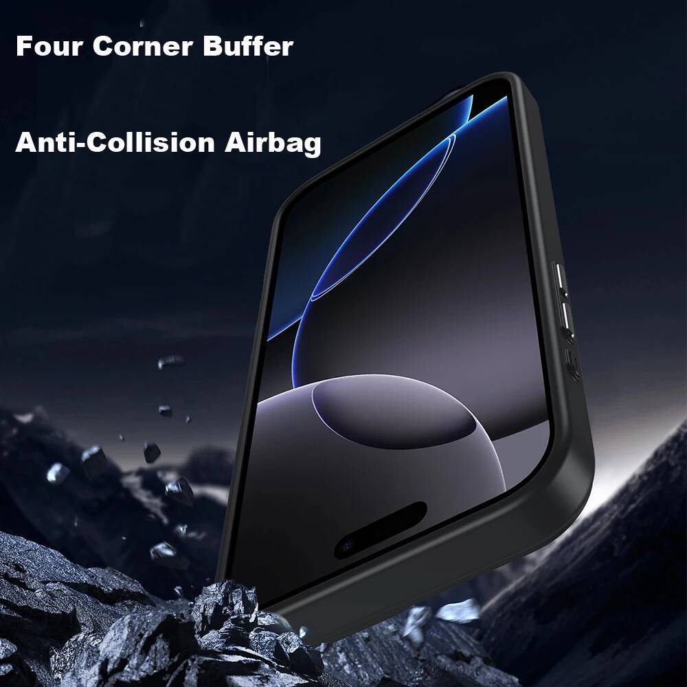 HD Transparent Shockproof Bumper Case iPhone Air 17Pro 17 Pro Max For Magsafe Magnetic Wireless Charge Back Cover
