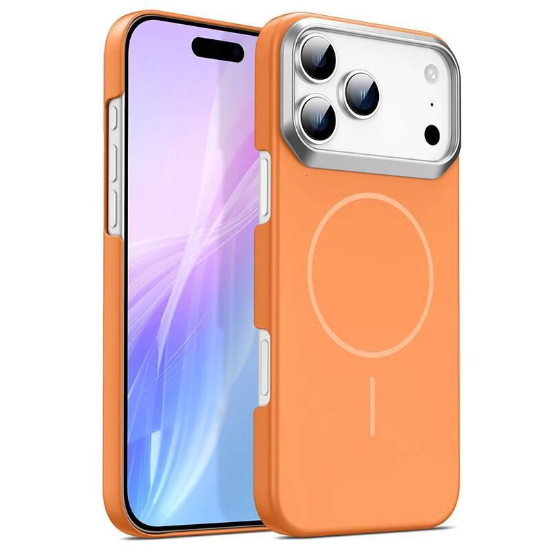 New Solid Color Frosted Hard PC Magnetic Wireless Charging Shockproof Phone Case For iPhone Pro Max 17 Air Bumper Back Cover