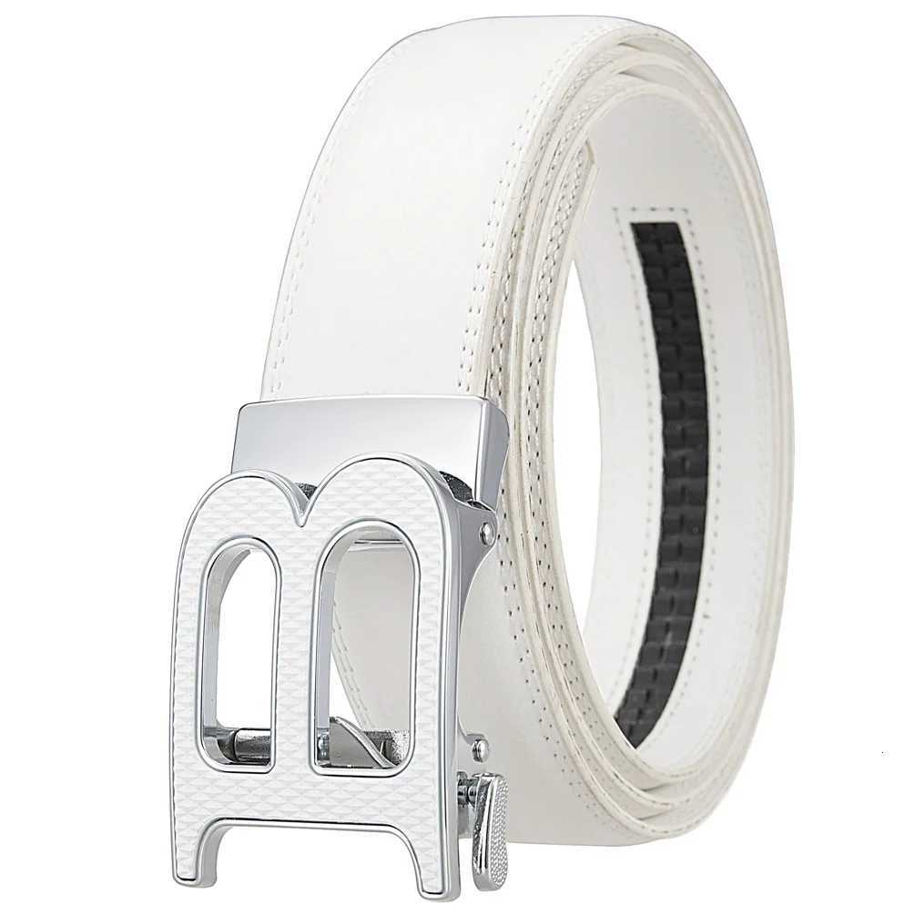 Luxury Brand Mens Belts High Quality Genuine Leather Belts for Men Metal Automatic Buckle Casual Business Male Waistband 35cm Z251011